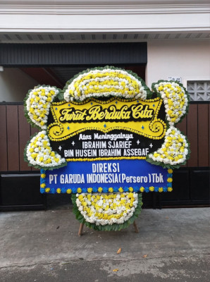 Papan Bunga Duka di Gunungsitoli Selatan