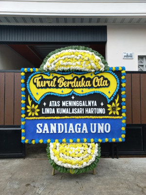 Papan Bunga Duka di Gunungsitoli Selatan
